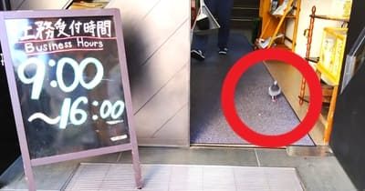 社務所入口の風景