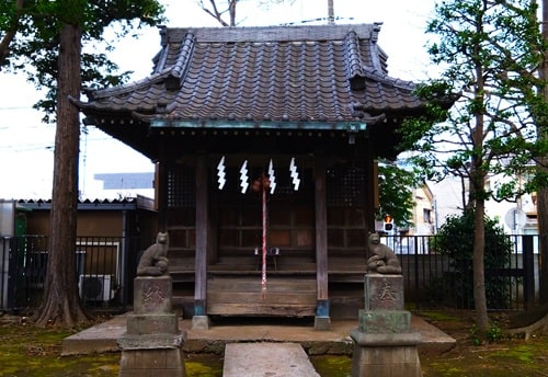 社殿正面の風景