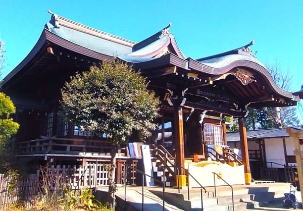 社殿斜め前からの風景