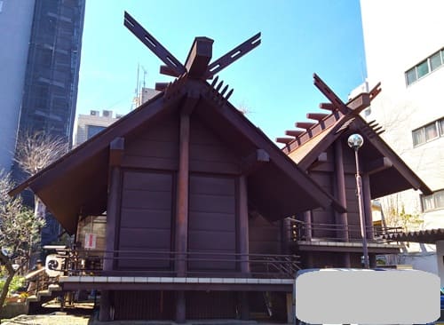 本殿横からの風景