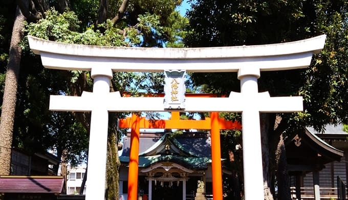 一の鳥居正面の風景