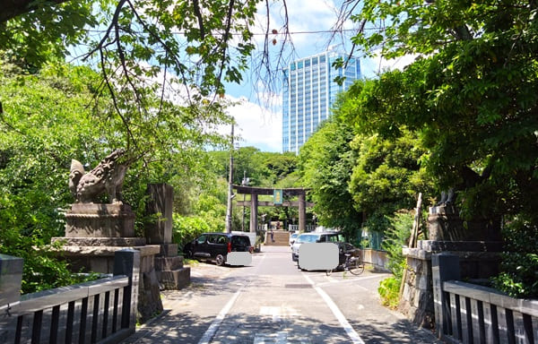 境内の入り口正面の風景