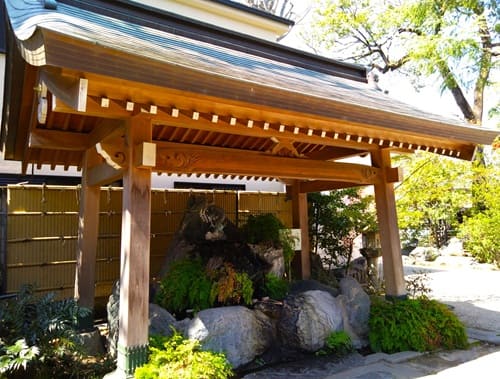 手水舎の風景