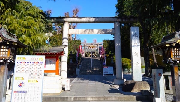 大鳥居正面の風景