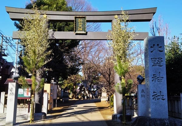 一の鳥居正面の風景