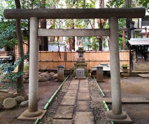 榛名神社鳥居からの風景